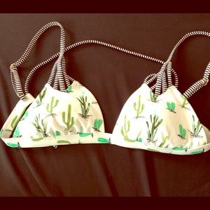 Cactus bikini top